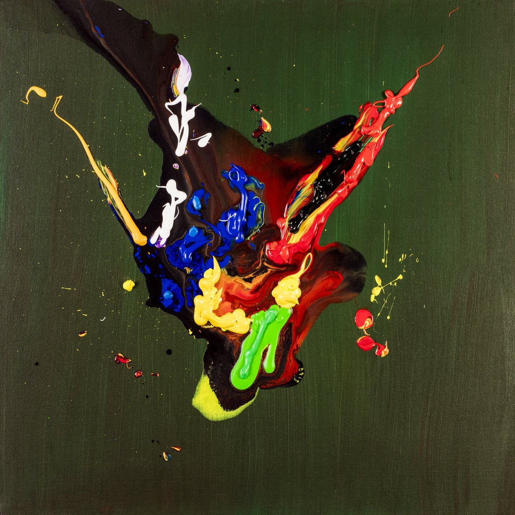 When I Fall In Love a Contemporary Abstract painting by Tom Bushnell